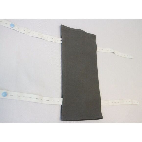 Gray Flannel Cotton 500mL - 600mL Leg Bag Cover - Picture 5 of 6